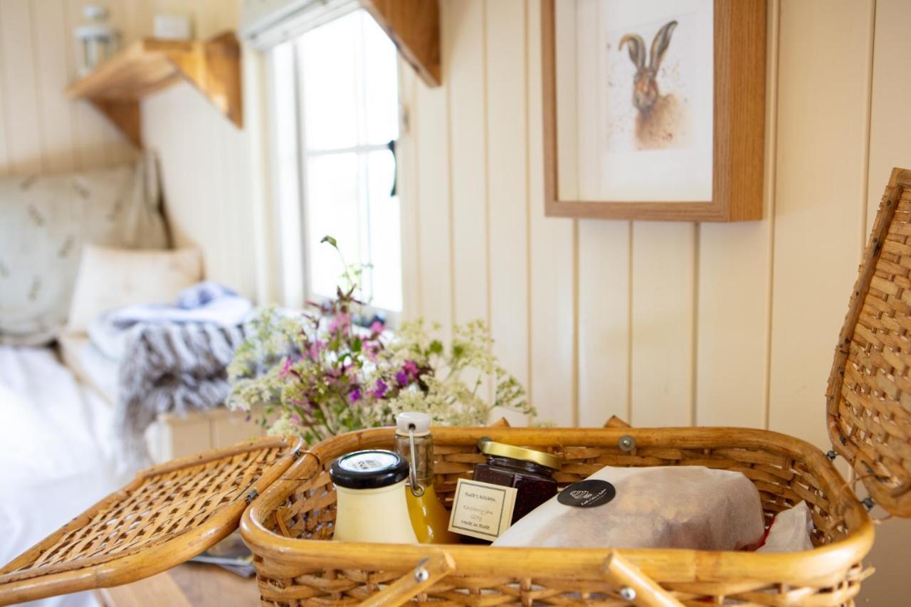 Romantic Secluded Shepherd Hut Hares Rest Southwick  Eksteriør billede